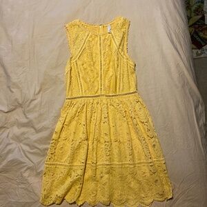 Yellow Lacy Dress